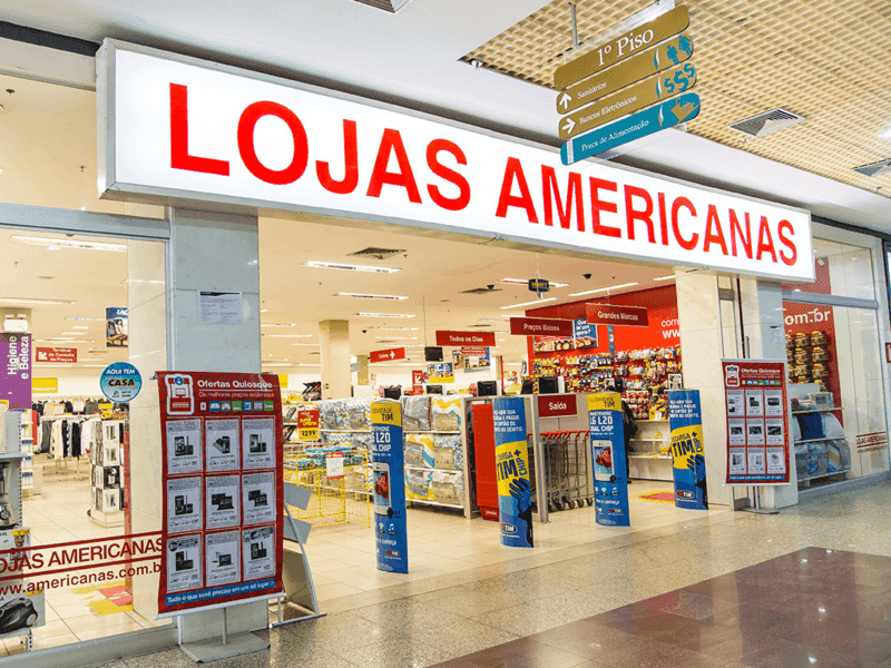Logotipo/Fachada da loja Americanas