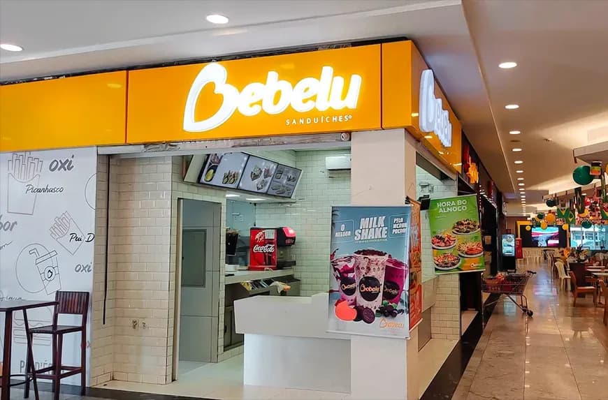 Logotipo/Fachada da loja Bebelu