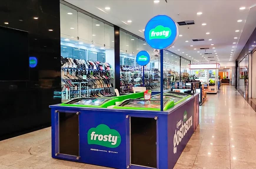 Logotipo/Fachada da loja Frosty